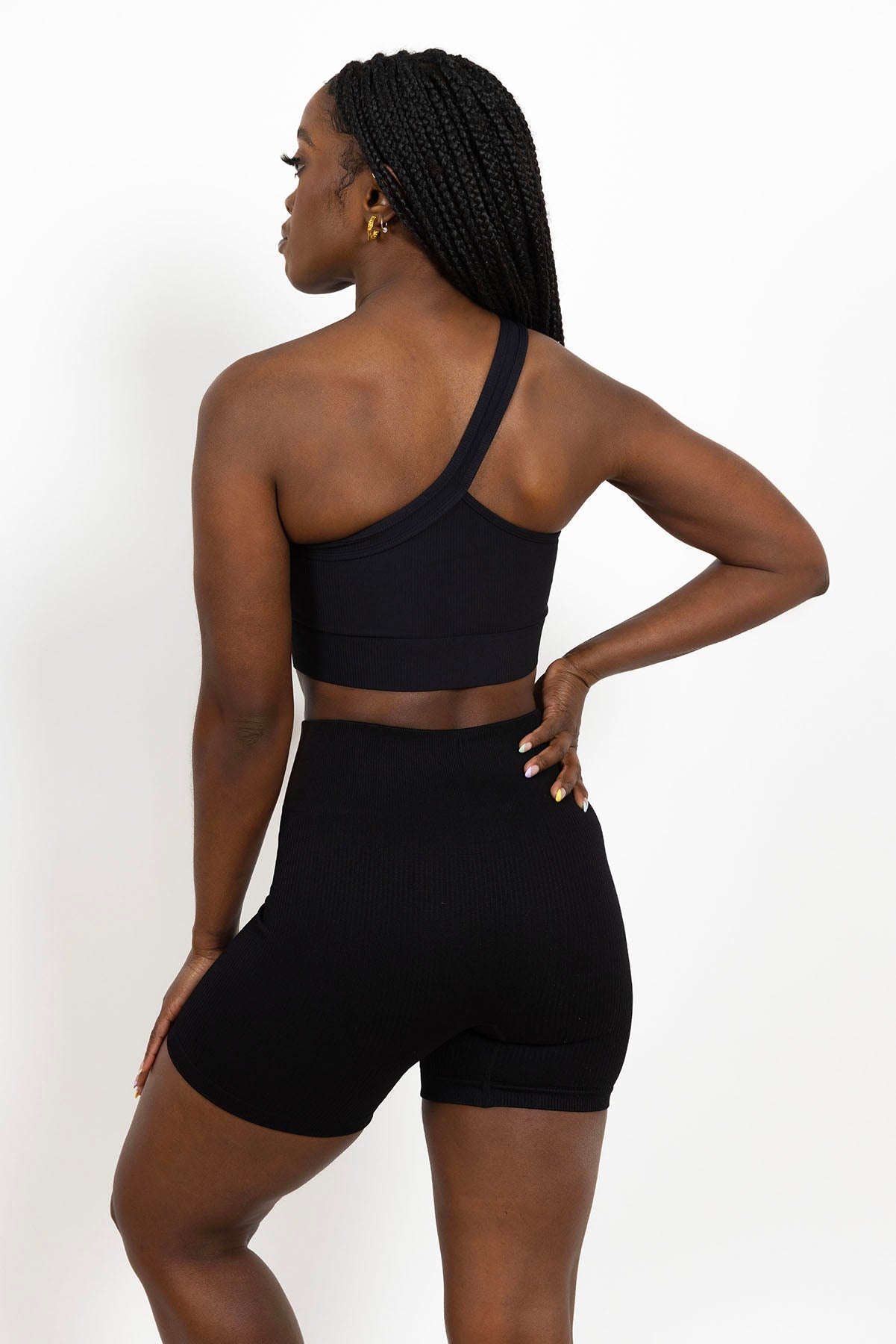 Gonayiv asymmetric sport bra