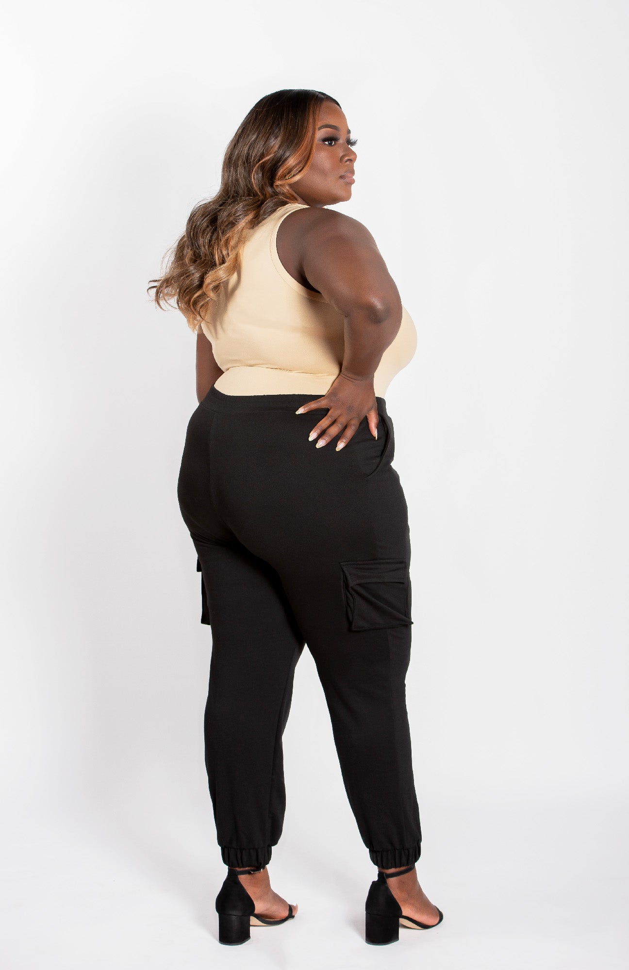 Pantalon cargo mûre